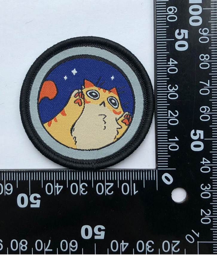 Cat in Washer "Space Camp" Beanie Hat