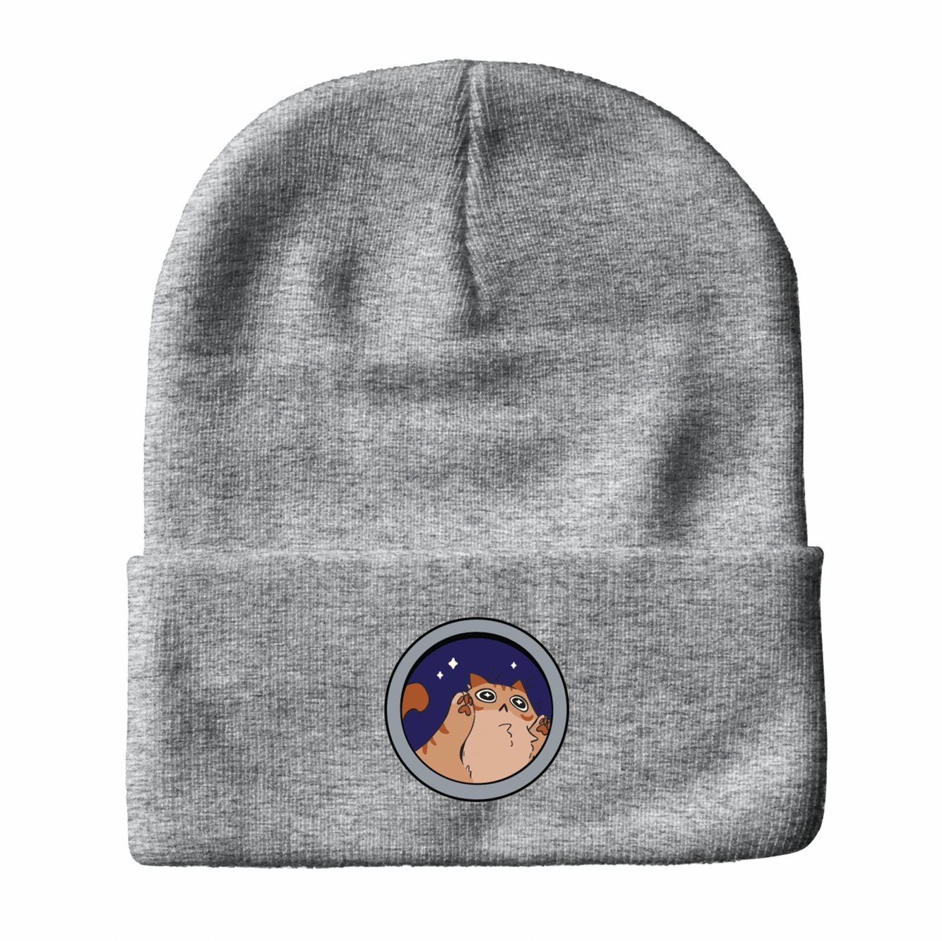 Cat in Washer "Space Camp" Beanie Hat